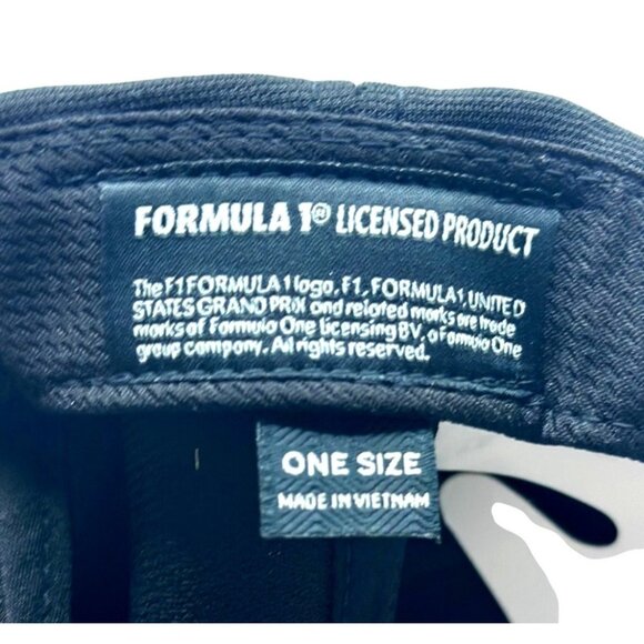 Formula 1 United States Grand Prix Hat Cap Strap Back Black F1 Racing NWT'S - Picture 3 of 9